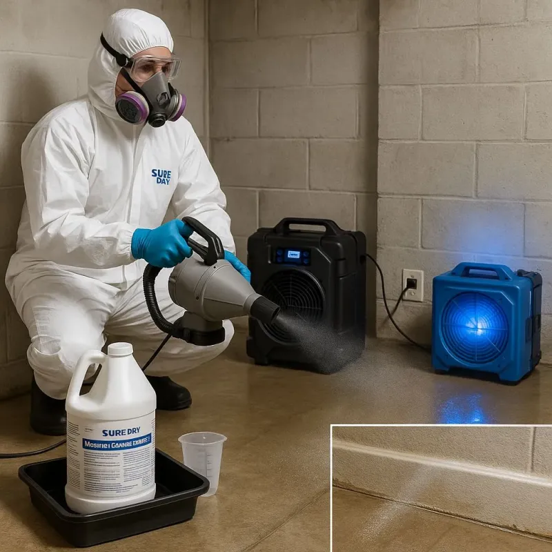 Sanitization and Odor Removal process in Augusta County, VA
